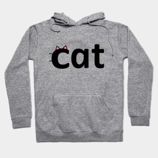 Black cat Hoodie